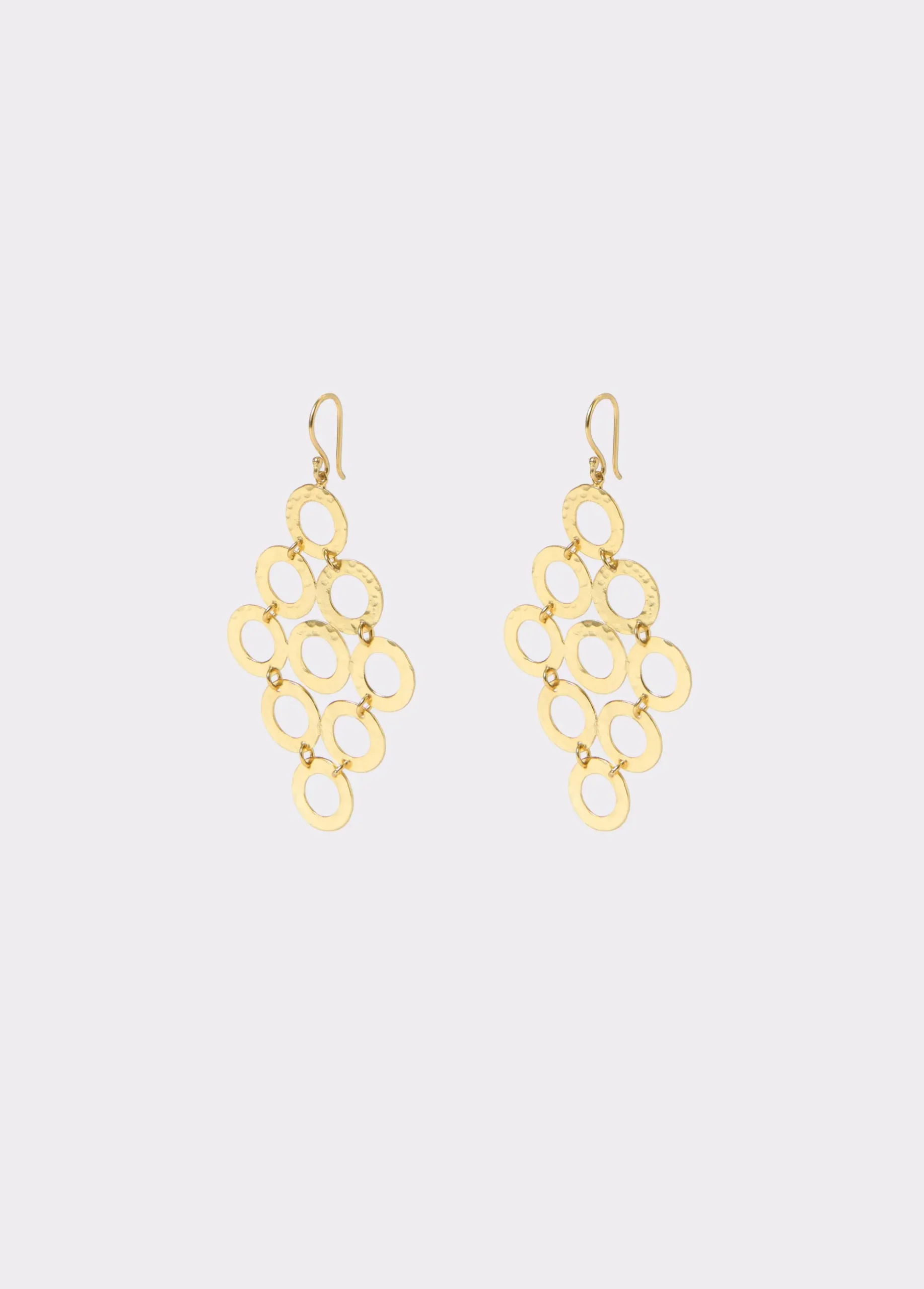 Pendientes rombos aros