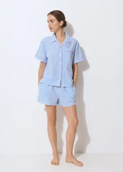 Pijama corto rayas