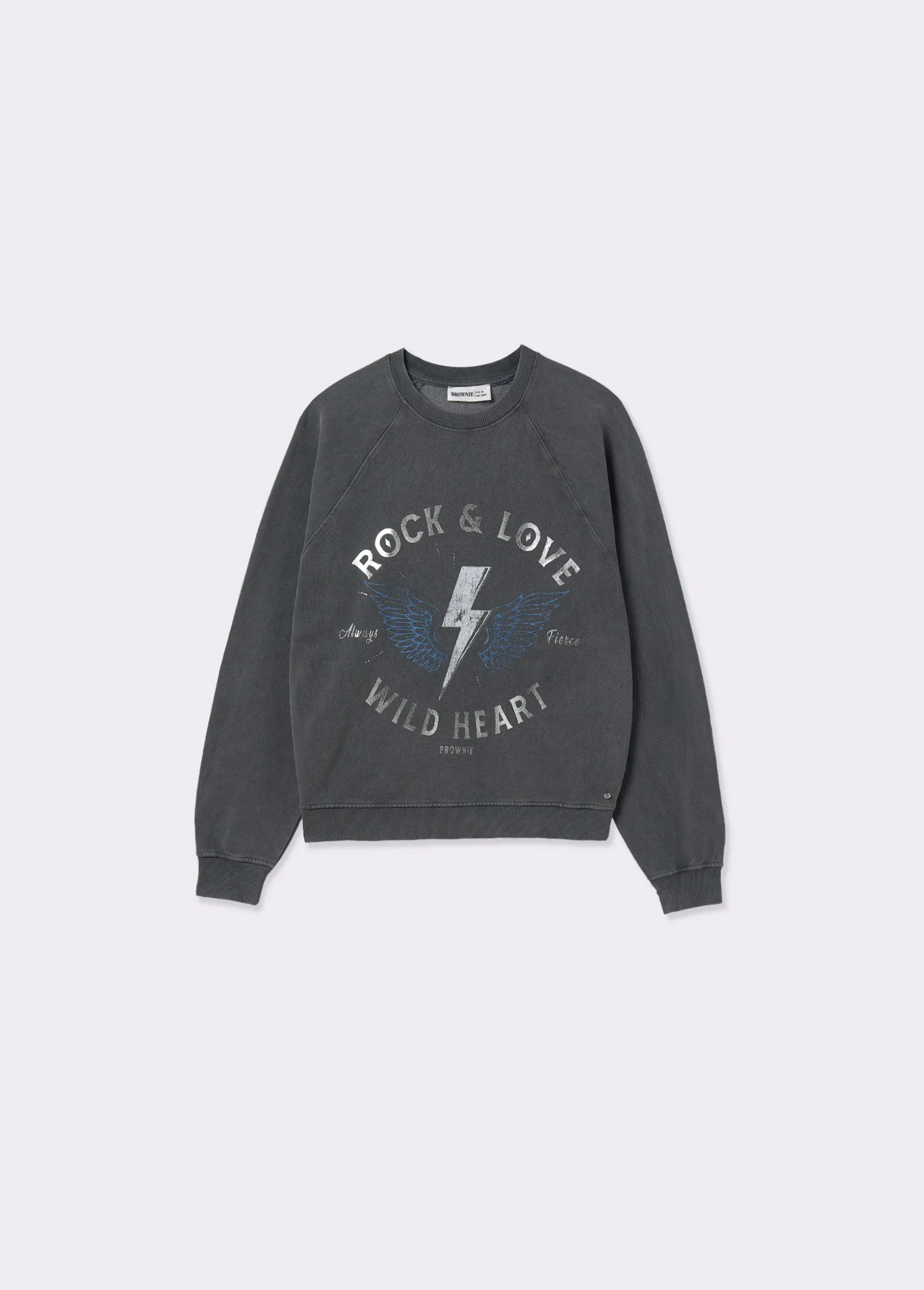 Sudadera print posicional foil
