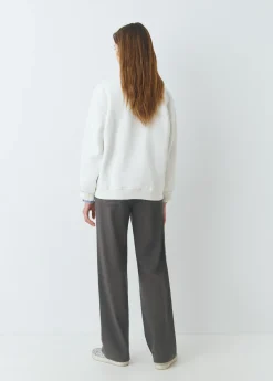 Sudadera texto brownie