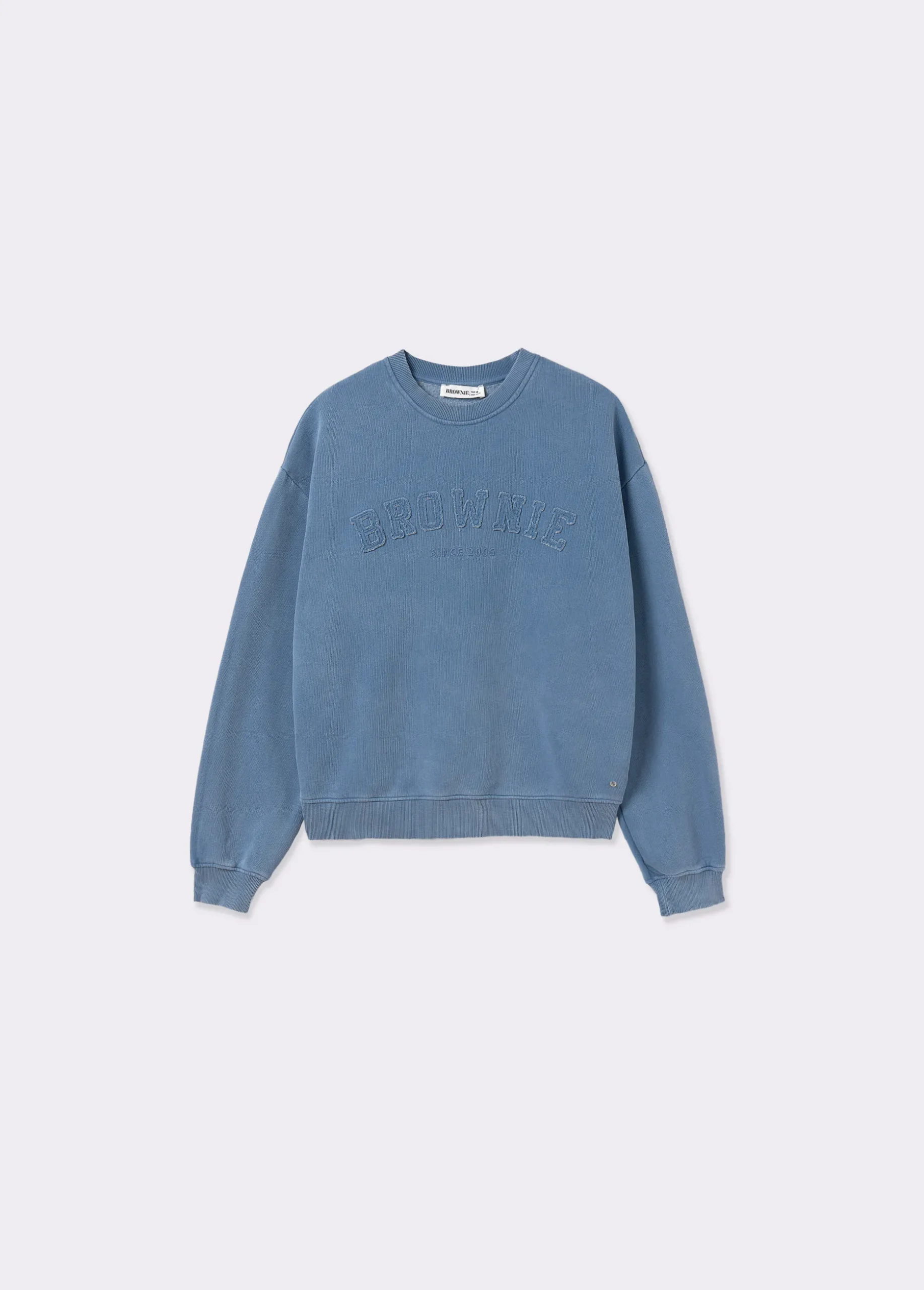 Sudadera texto desflecado