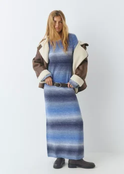 Vestido space dyed